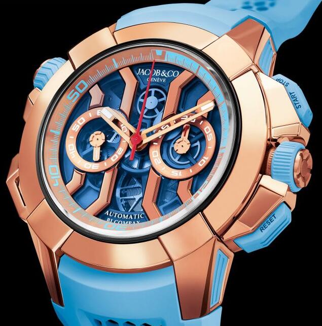 Jacob & Co. EPIC X CHRONO SKY BLUE Watch Replica EC323.42.AA.AA.BBRUA Jacob and Co Watch Price
